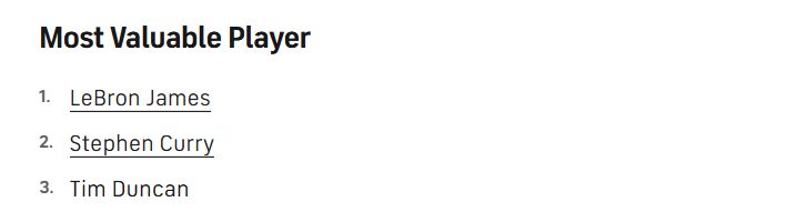 世纪最佳关, 三项大奖